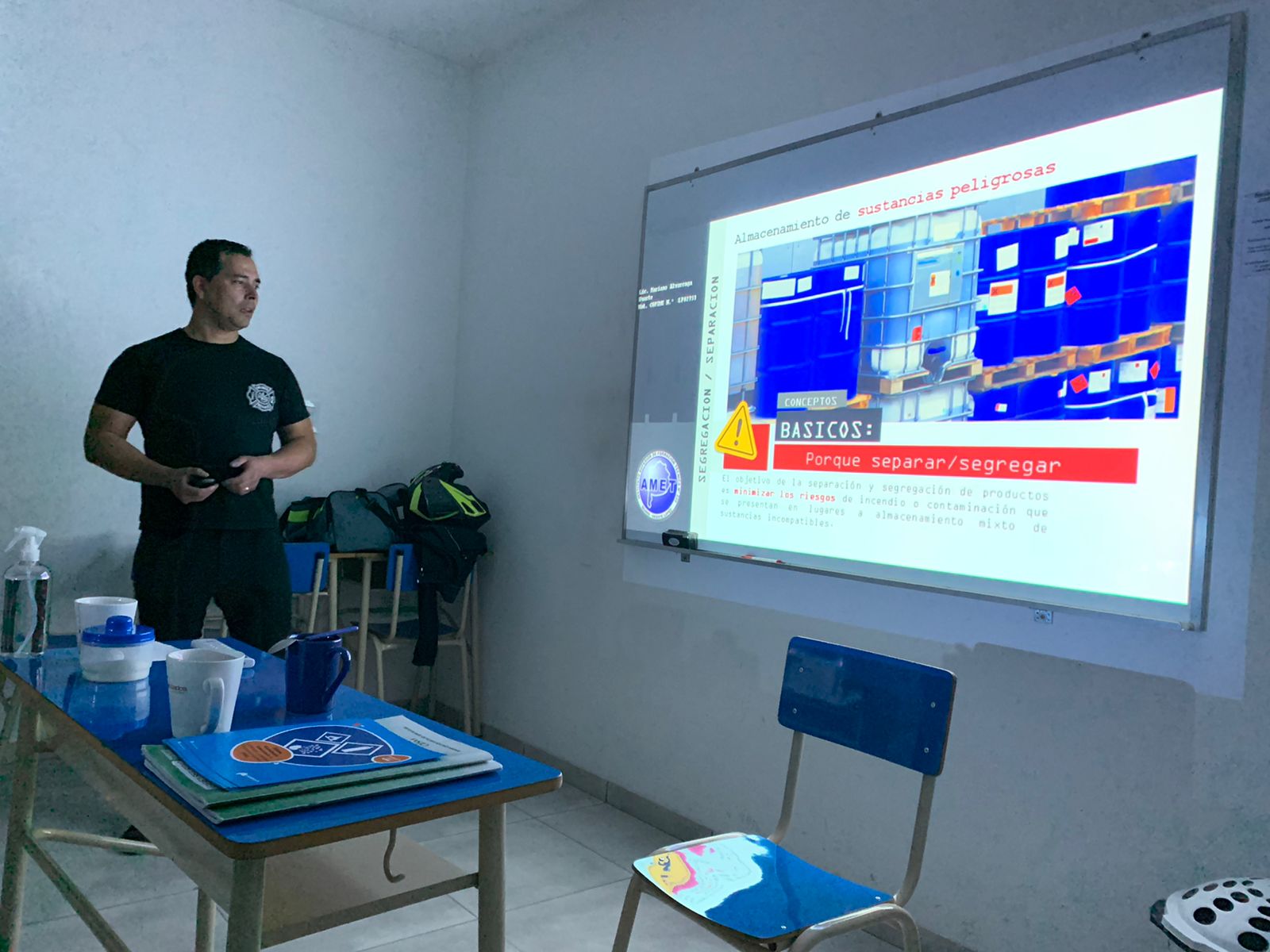 Charla en Higiene y seguridad sobre sustancias peligrosas